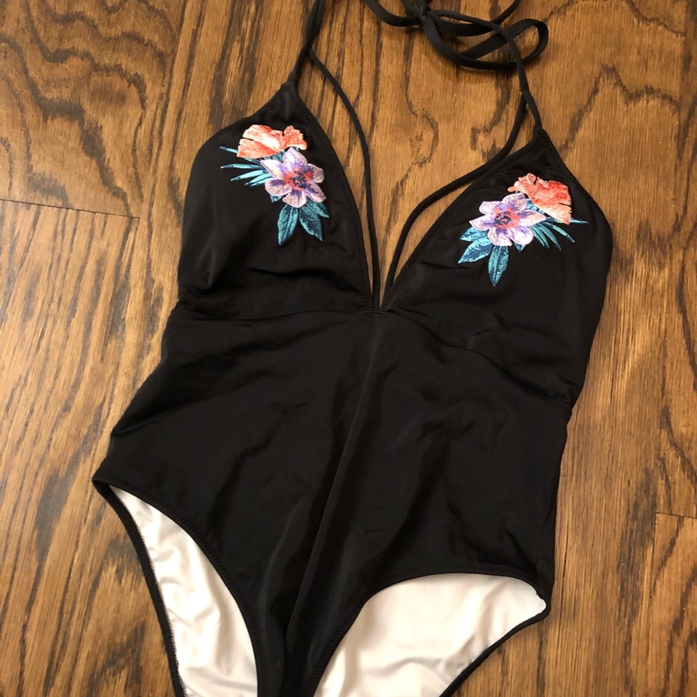 VS pink one piece swimsuit